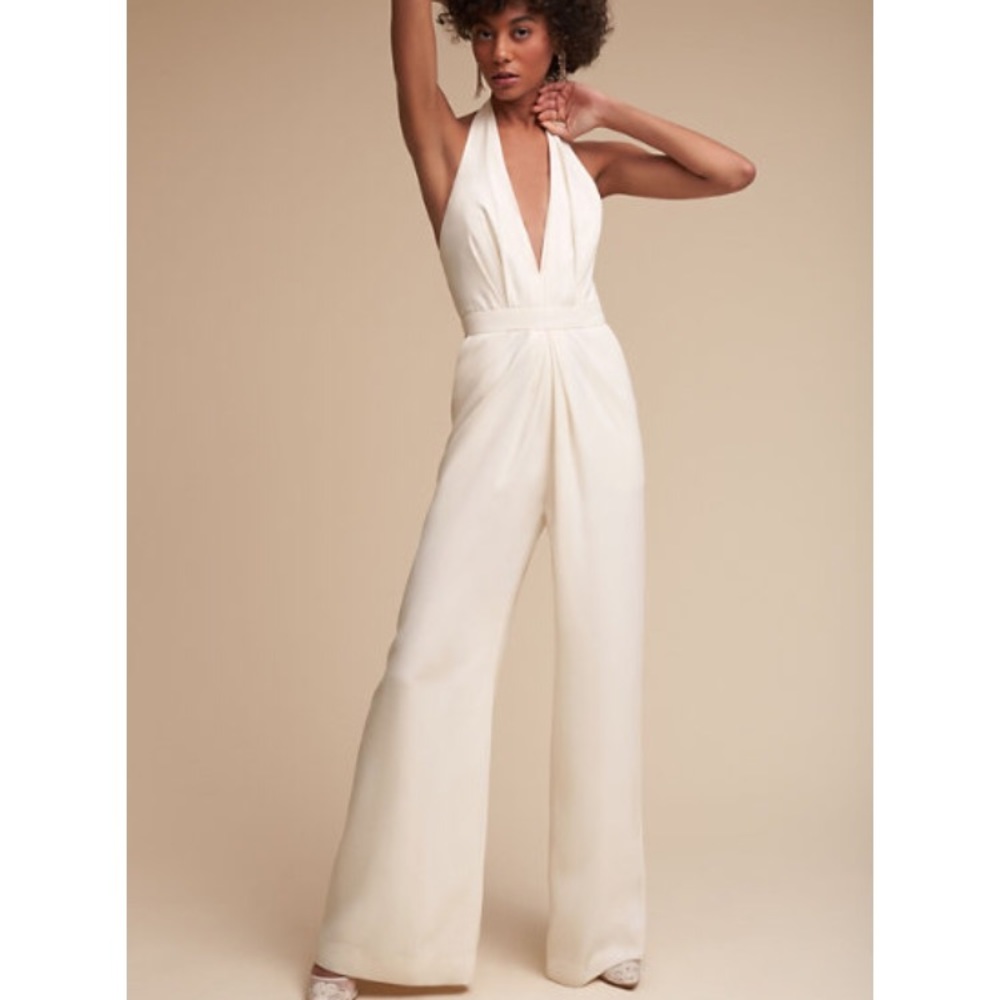BHLDN white jumpsuit